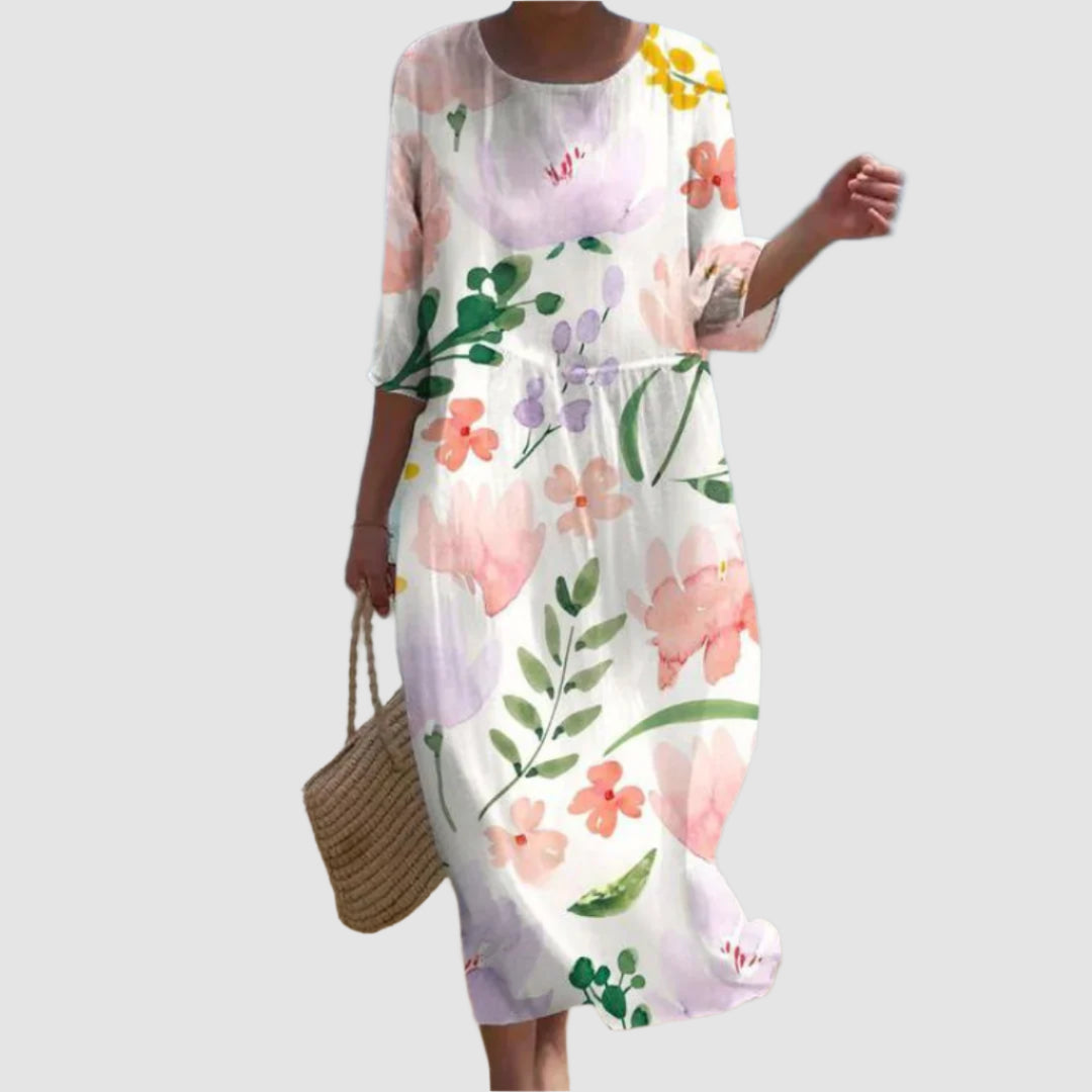 Essenz Annabella Elegant Belly-Flattering Dress