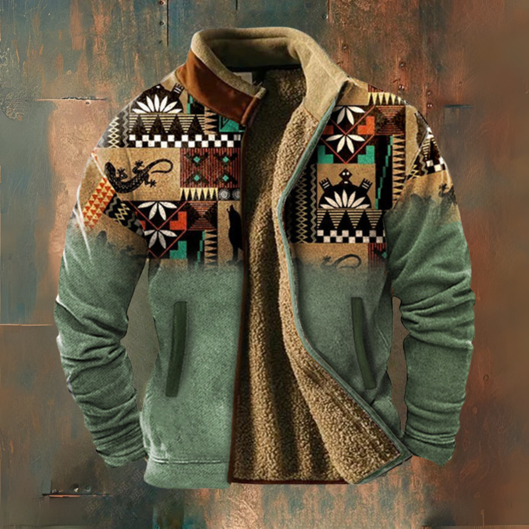 Casual fleece jacket