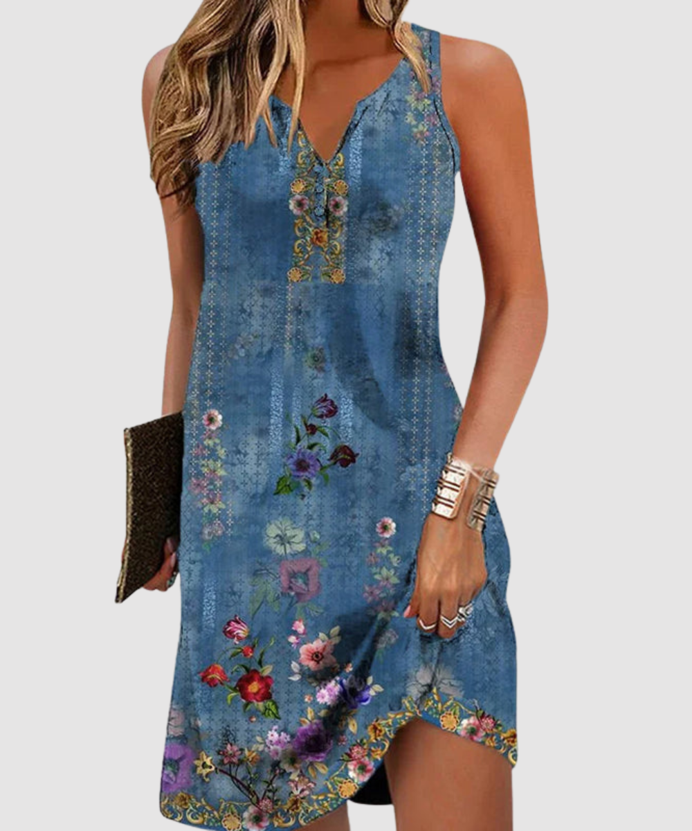 Essenz Bea Vintage Floral Dress