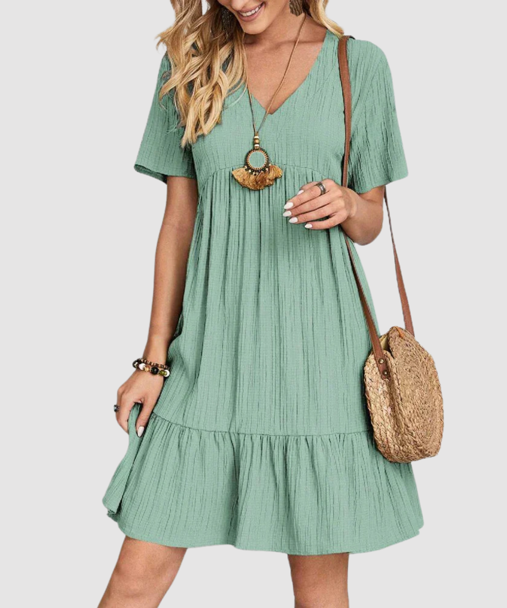 Essenz Tessa Casual Summer Mini Dress