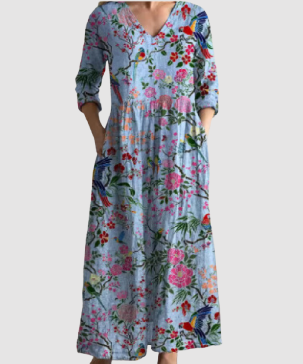 Essenz Padma Cotton Chic Midi Dress