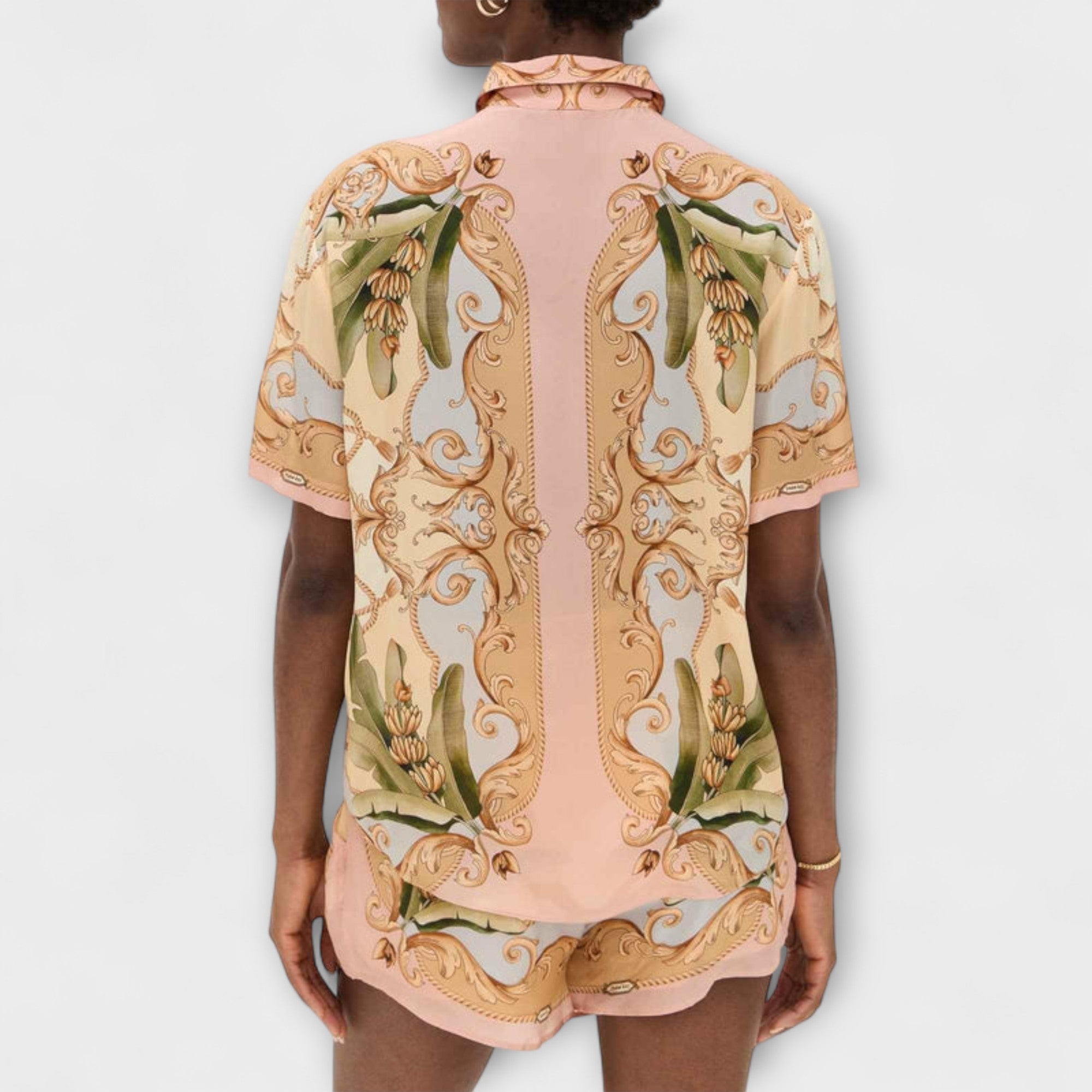 Maren – Zestaw Vintage z Botanicznym Wzorem Kalejdoskopu