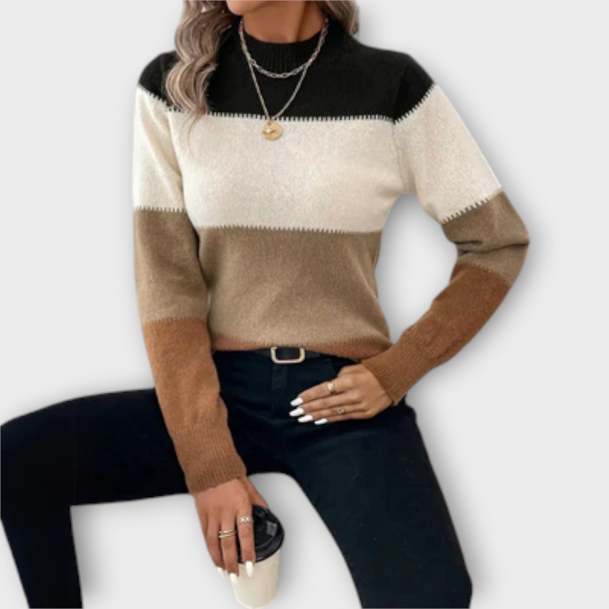 Elina – Casualowy i elegancki sweter damski