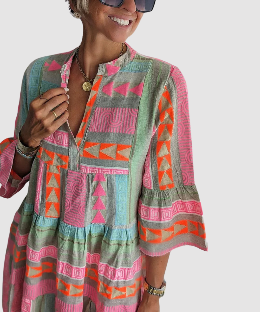 Essenz Kiki Elegant Spring Midi Dress