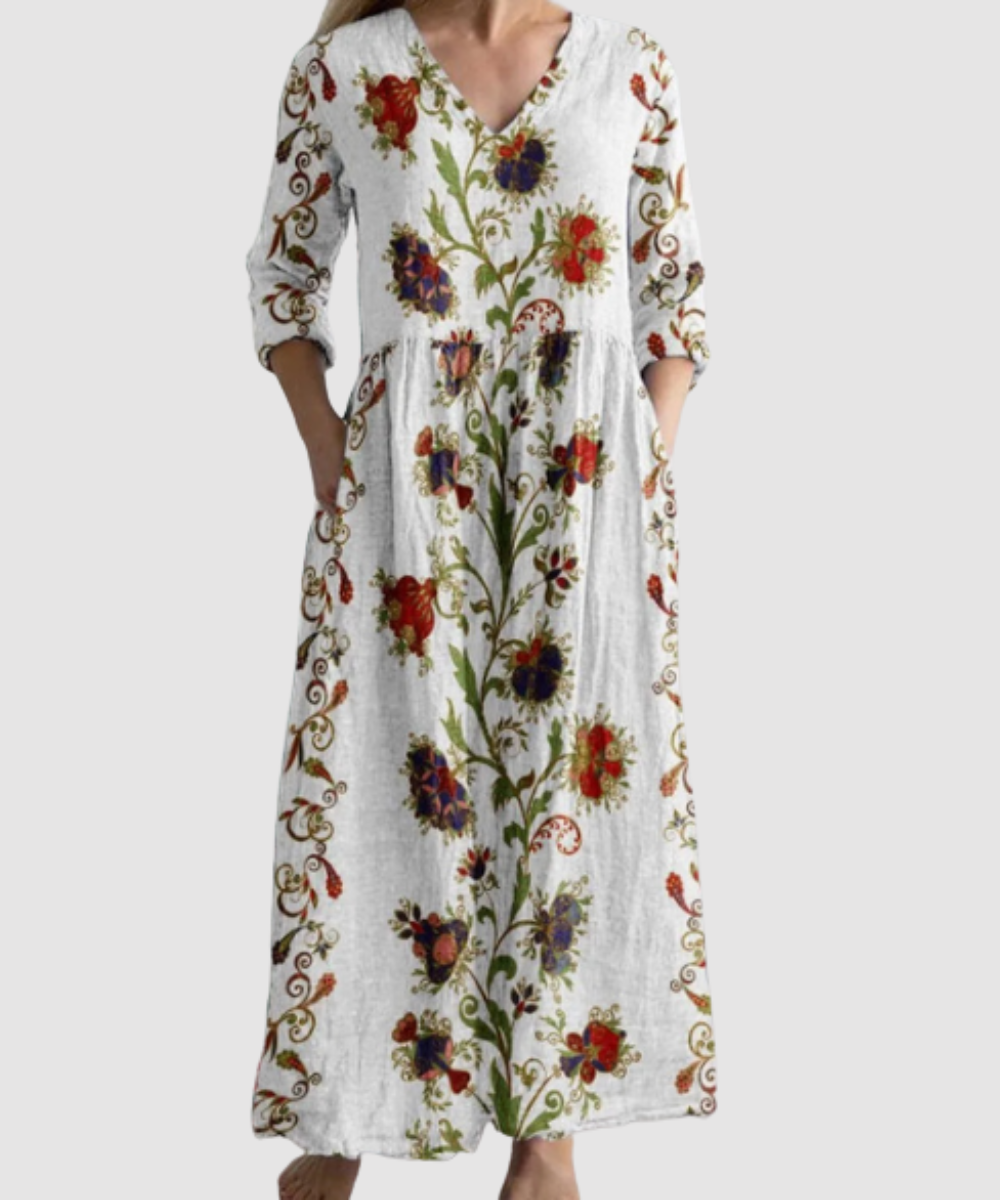 Essenz Padma Cotton Chic Midi Dress