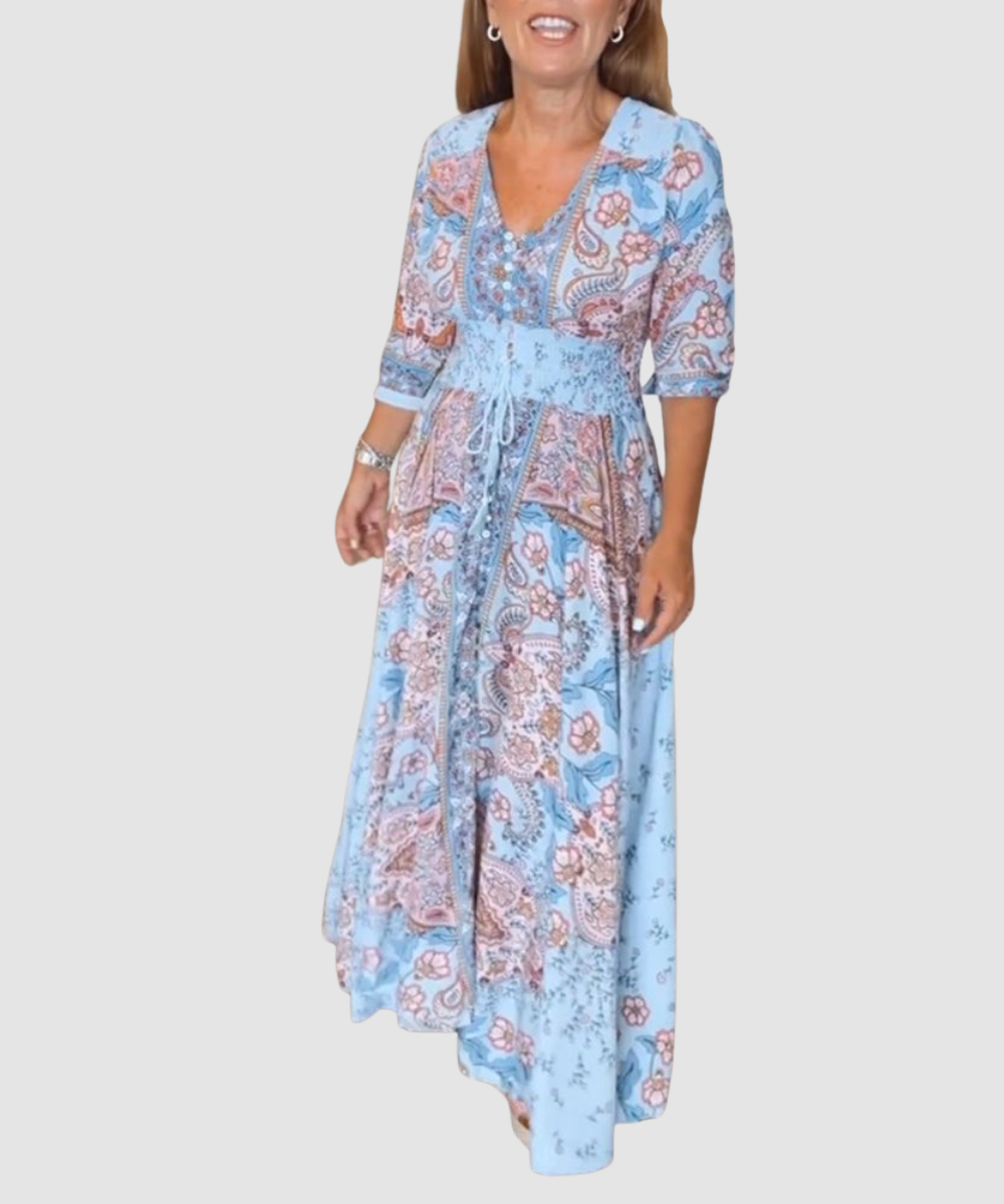 Essenz Sophie Relaxed Vacation Maxi Dress