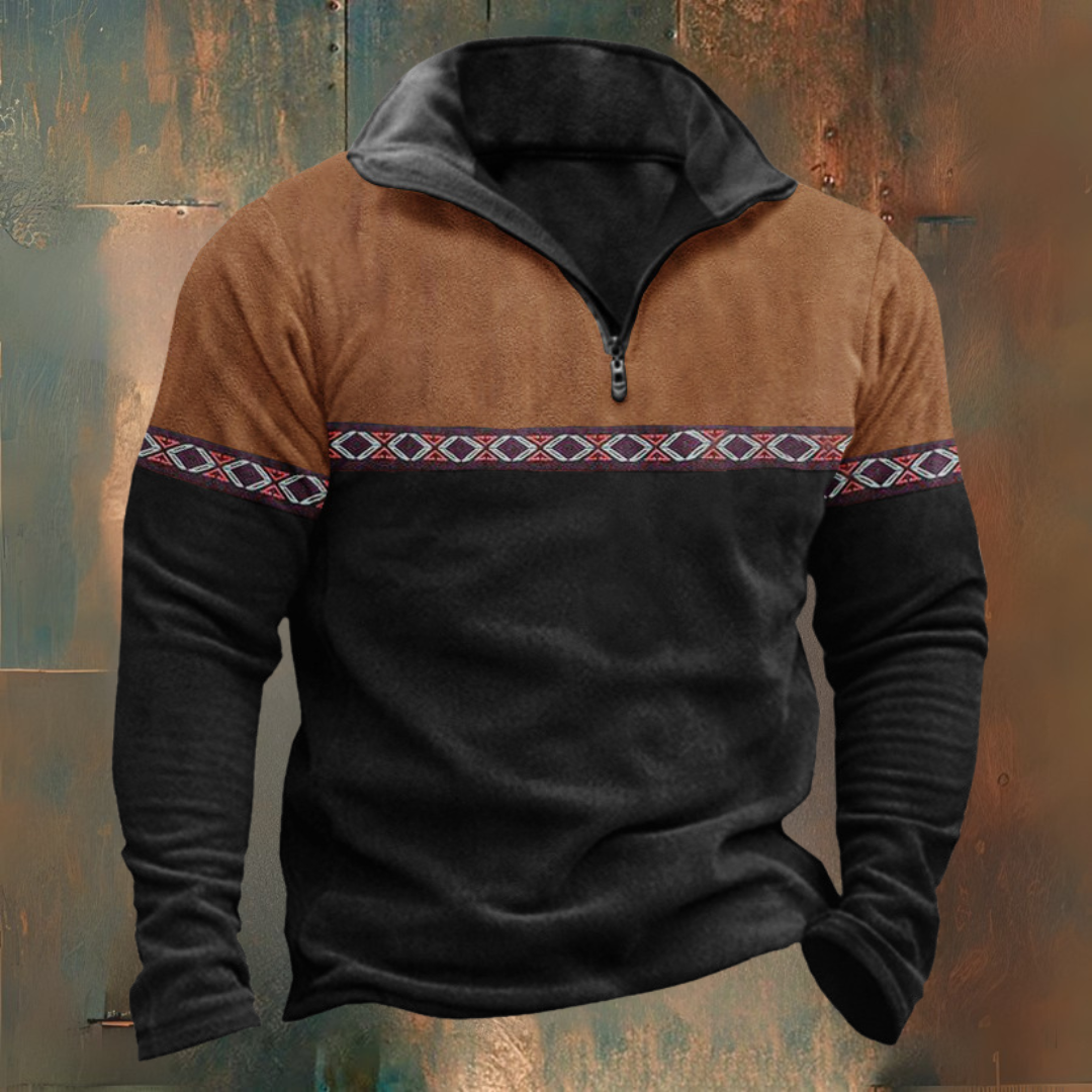 Sweter półgolf Half-Zip