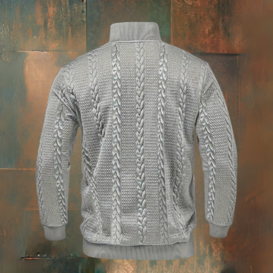 Yellowstone™ | Sweter półgolf z guzikami