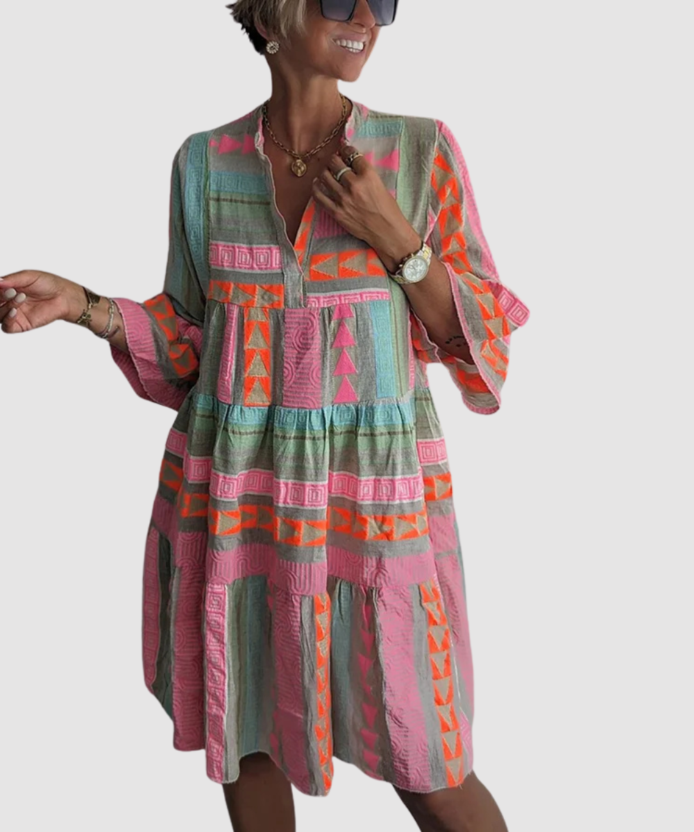 Essenz Kiki Elegant Spring Midi Dress