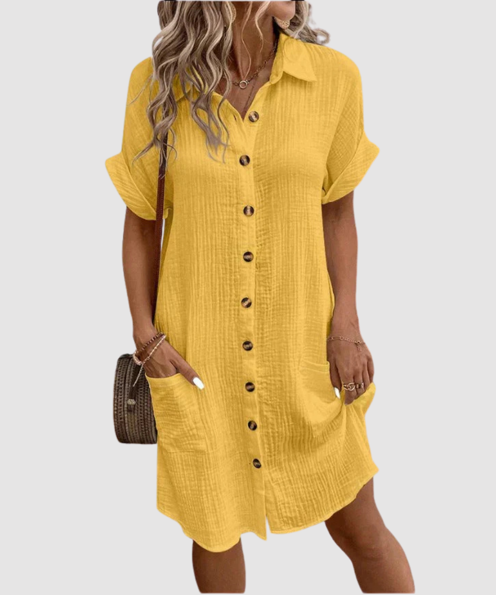 Essenz Celest Elegant Polo Dress