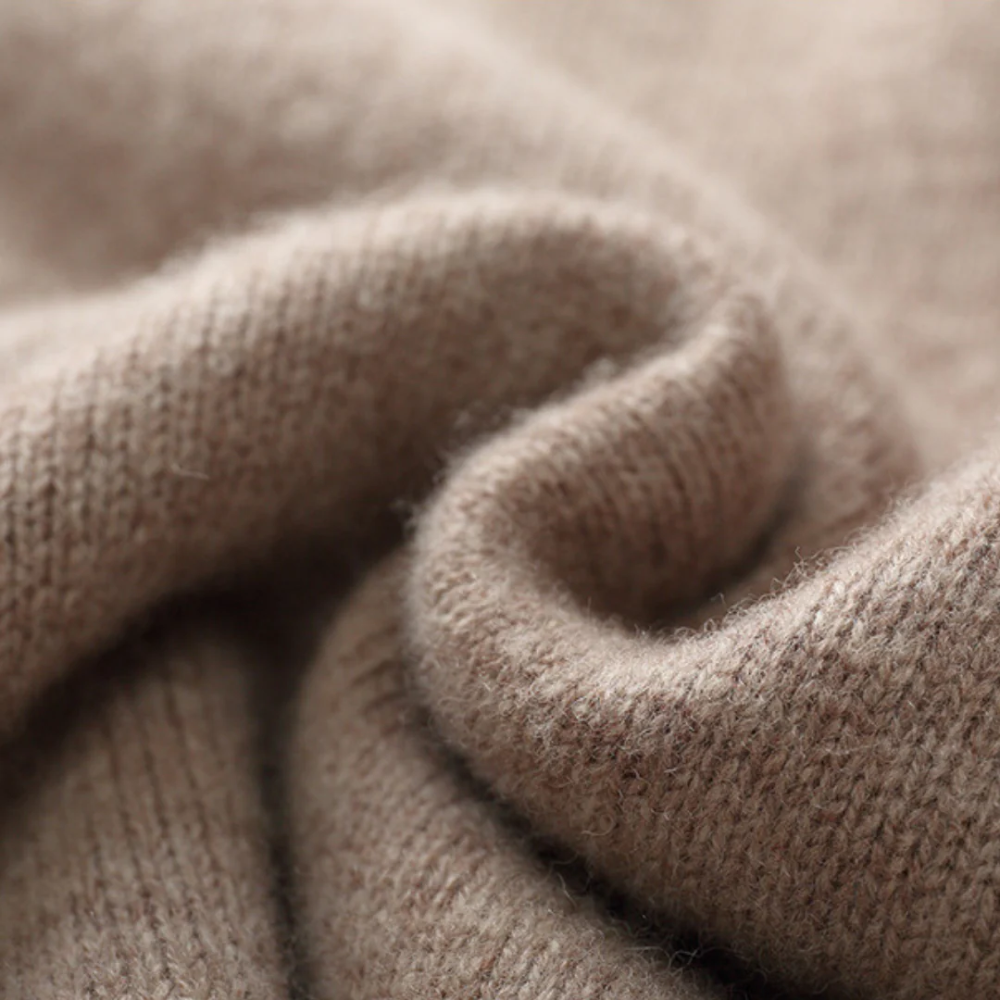 Taranto – Męski sweter z wełny merynosów z zamkiem