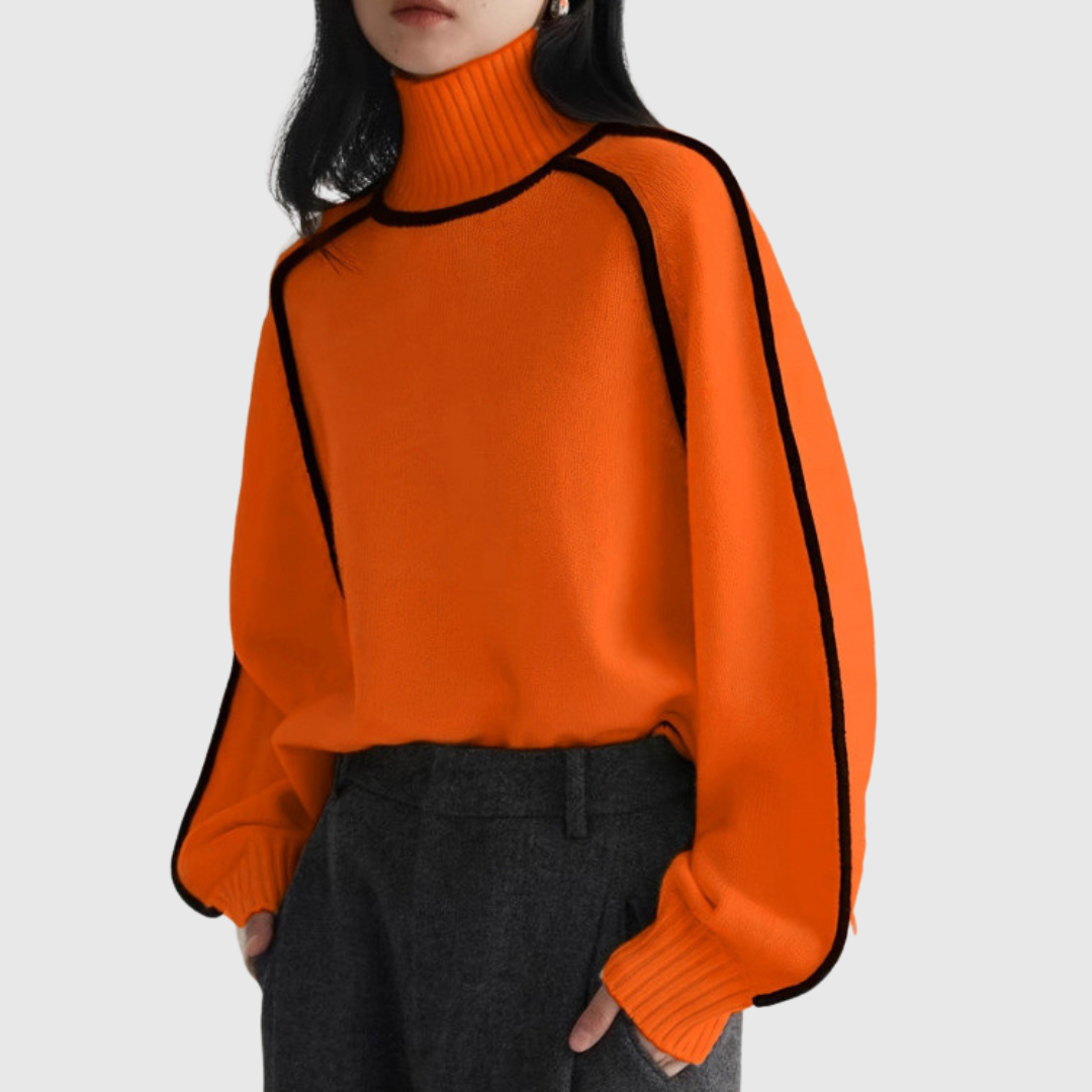 Sweter Linea Edge — elegancja wyrysowana linią