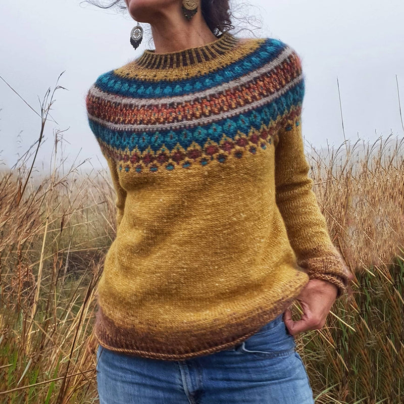 Aroha™ – Bunter Strickpullover