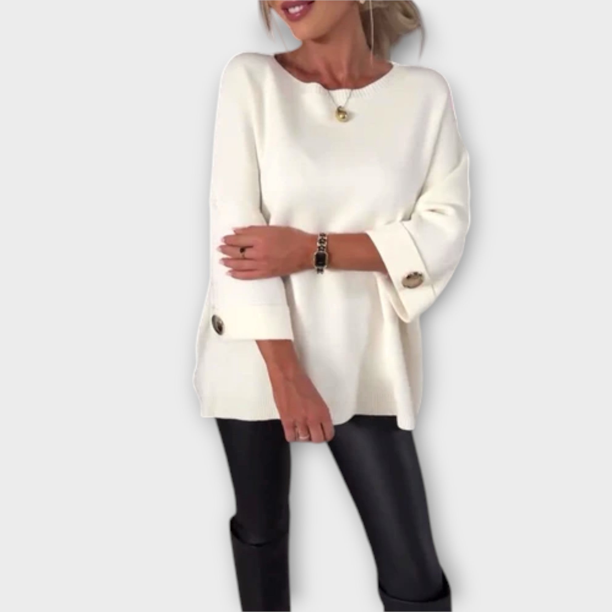 Isabella – Elegancka bluzka z dzianiny