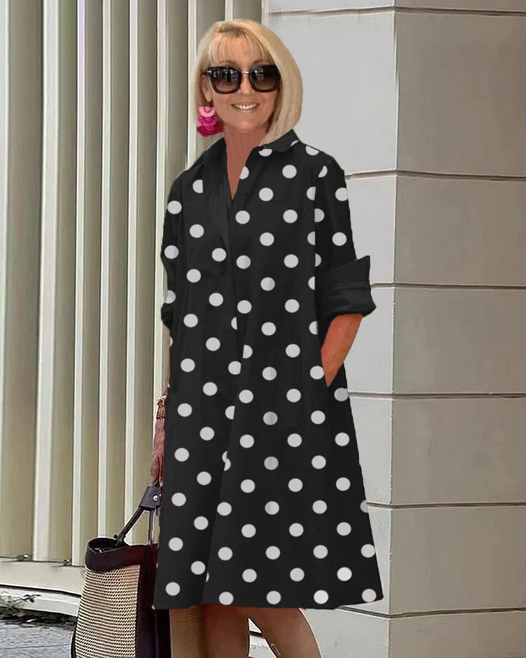 Aisling – Zwiewna sukienka boho midi w print