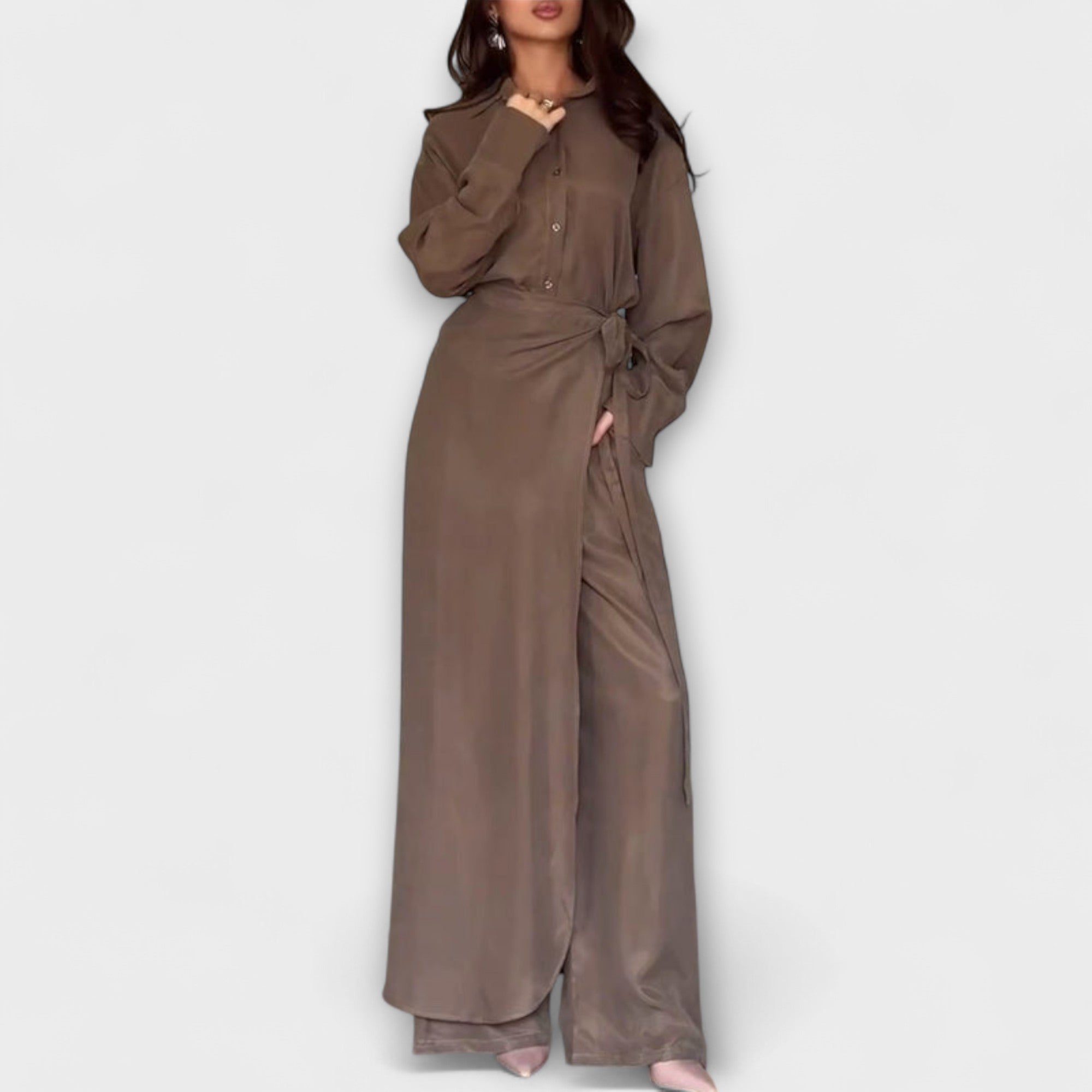 Vienna – Stylowy Zestaw Koszula i Spodnie