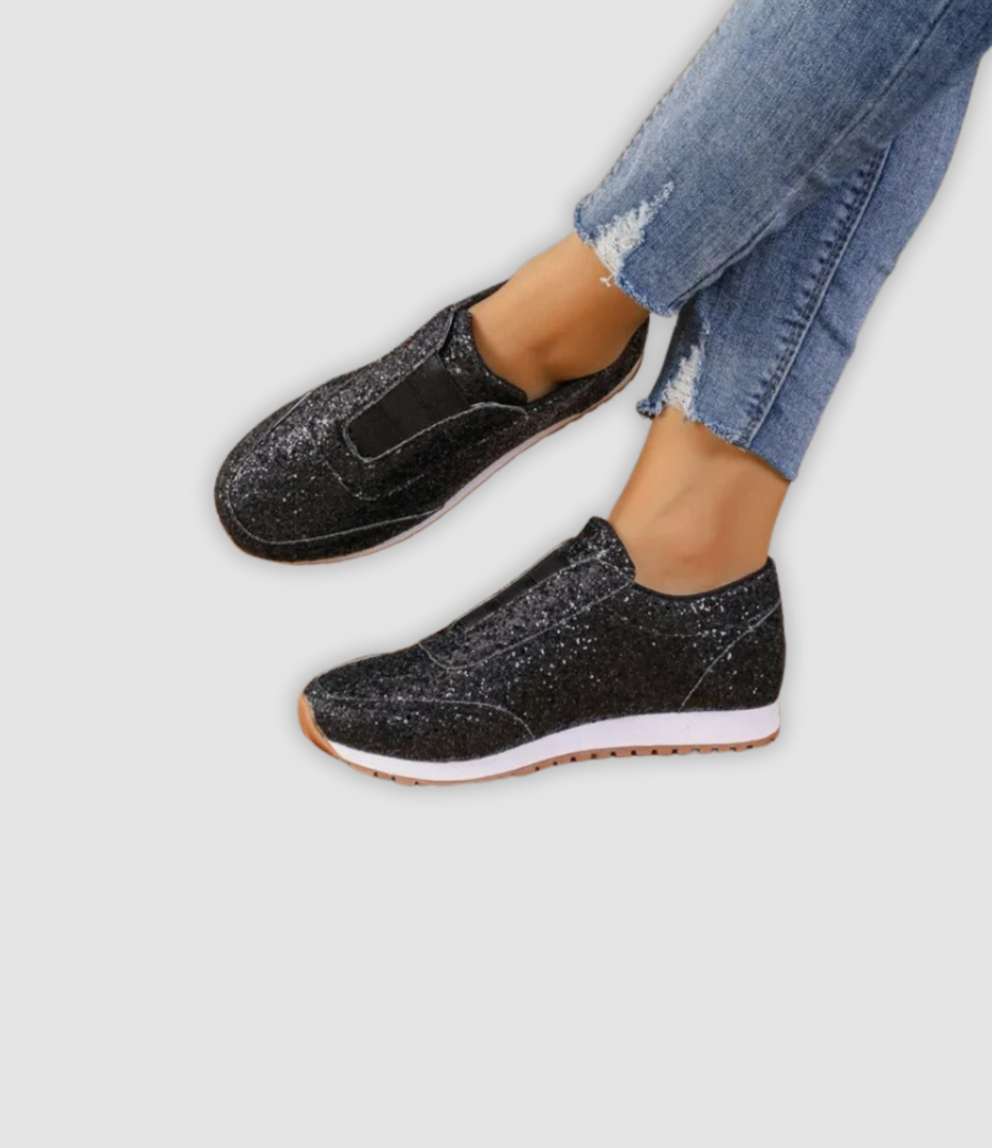 Liesbeth - Glitzer-Turnschuhe