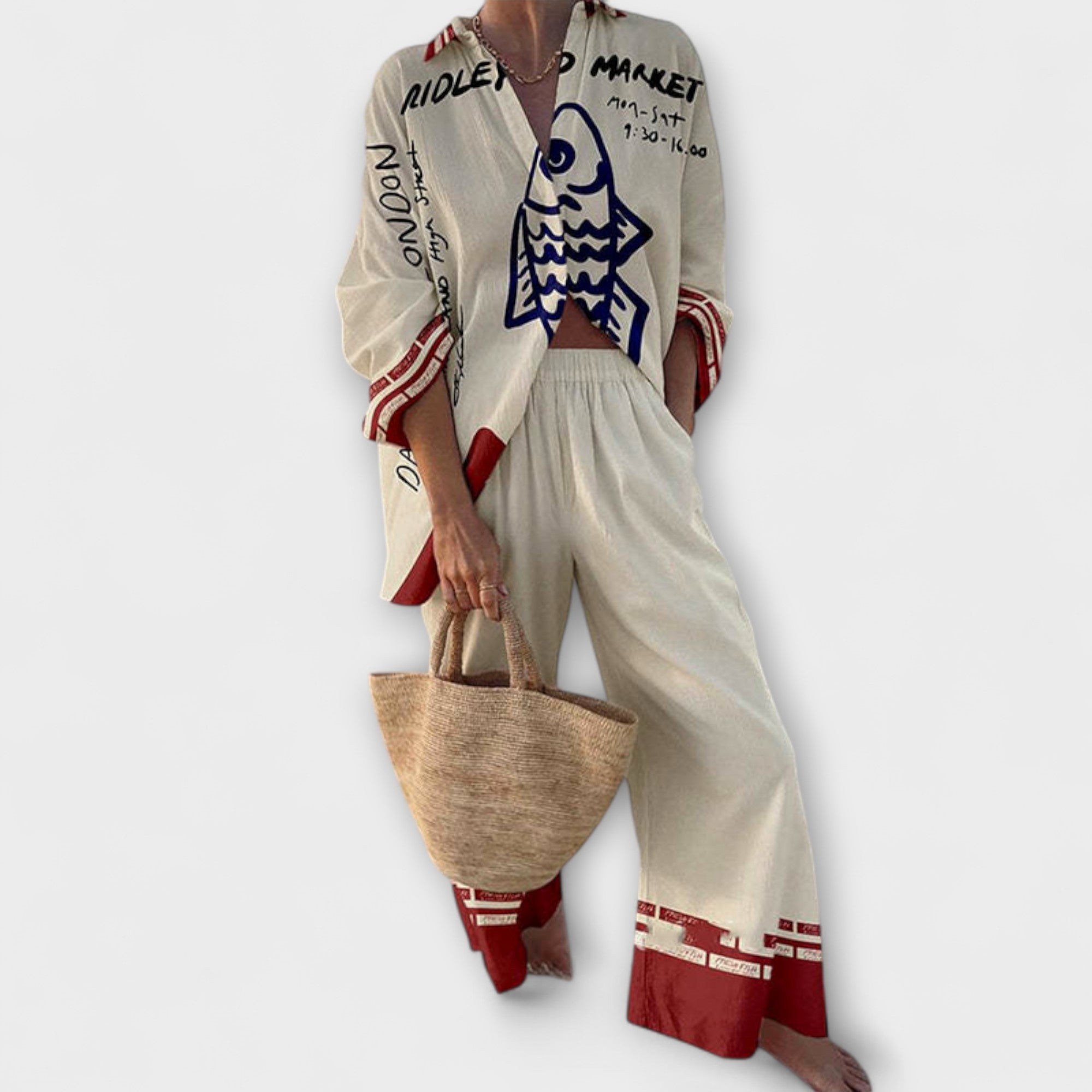 Rounelle – Swobodny komplet z morskim akcentem