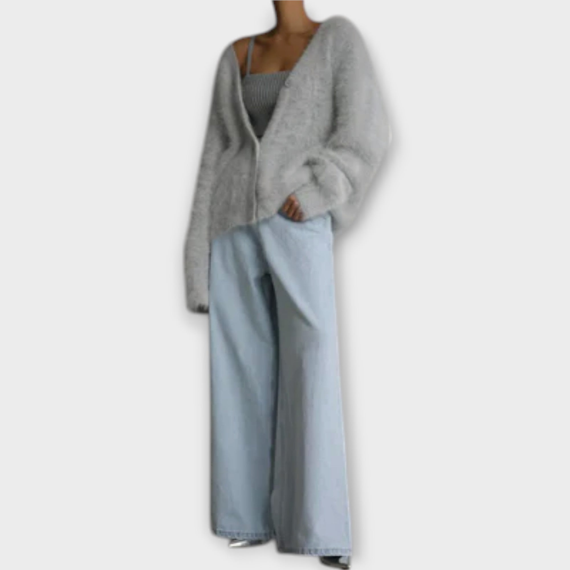 Dahlia – Elegancki kardigan oversize z klasą