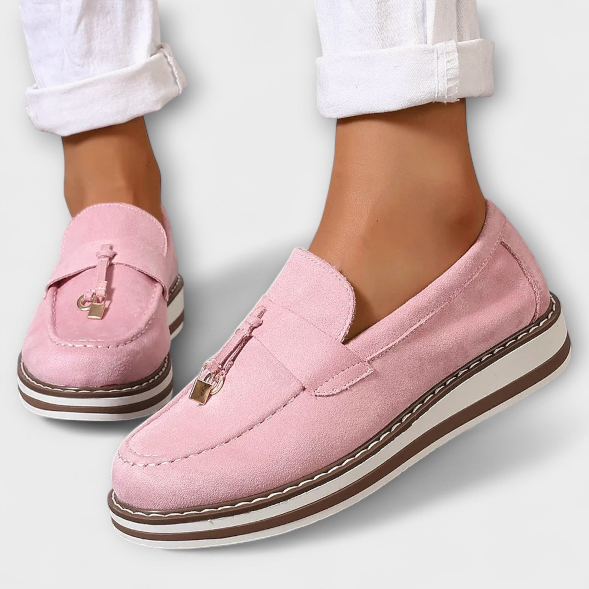 Halo – Casual Loafers z Okrągłym Noskiem