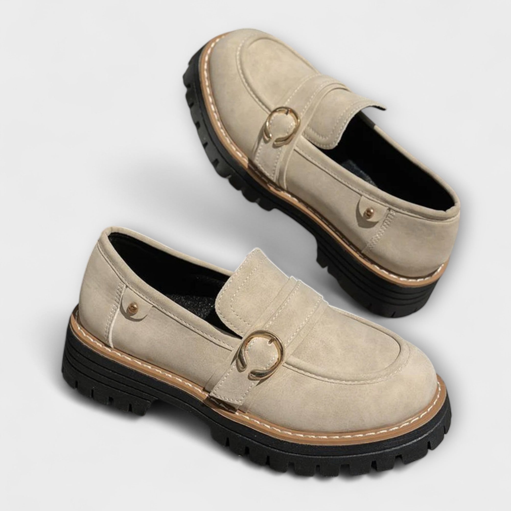 Lora – Casual Loafers z Okrągłym Noskiem