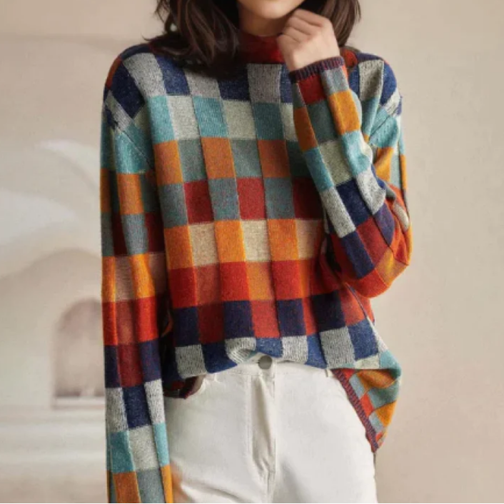 Urszula | Przytulny Retro Sweter