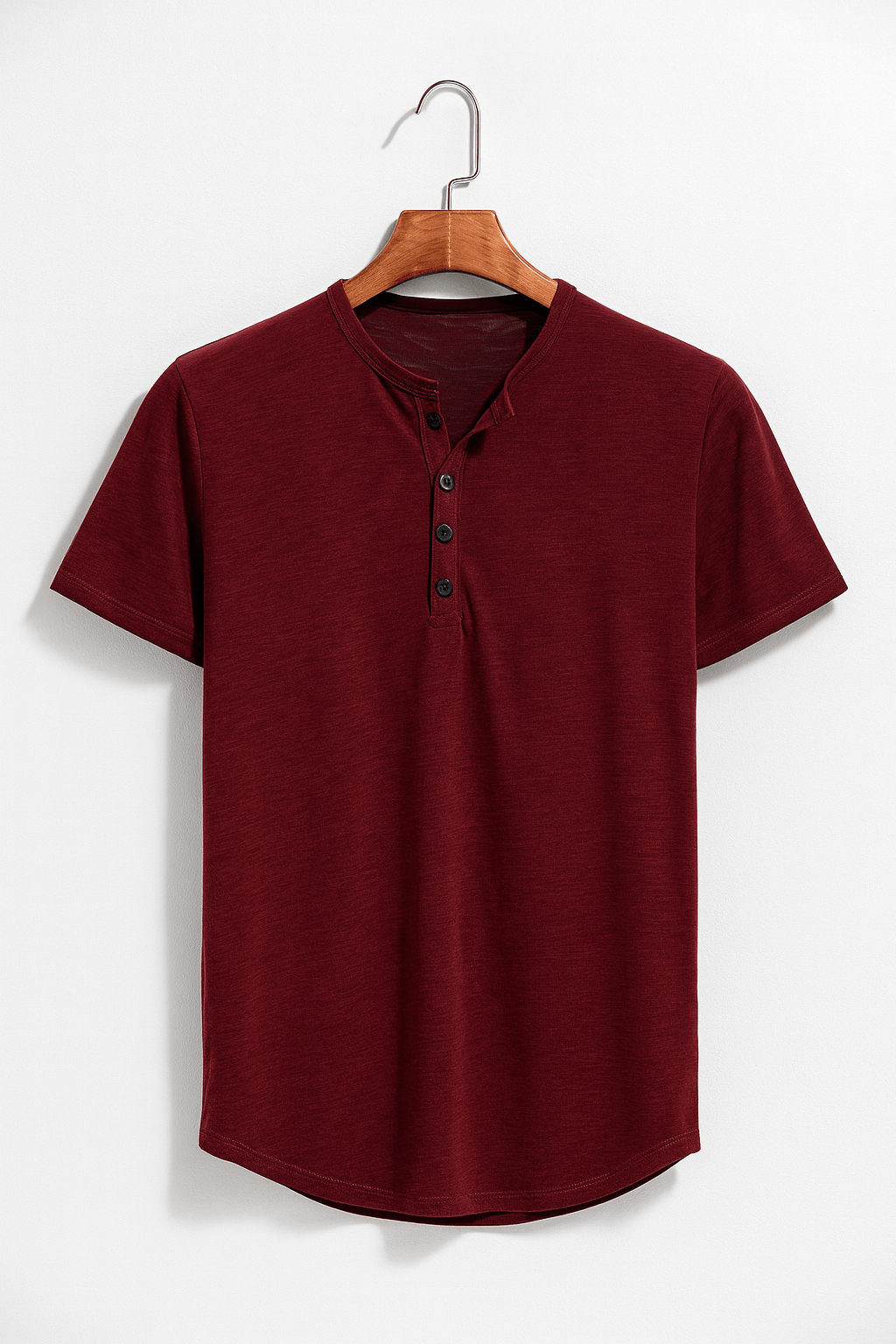 Dirk Henley-Shirt mit Knopfleiste