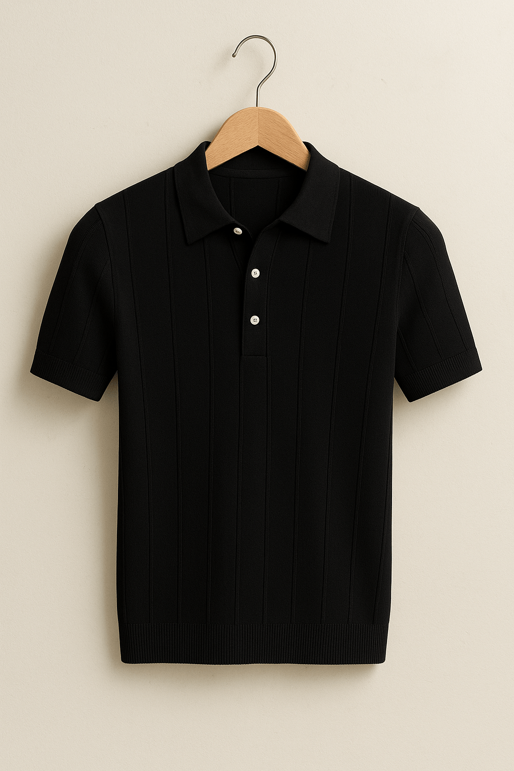 Liam Strickpoloshirt Kurzarm