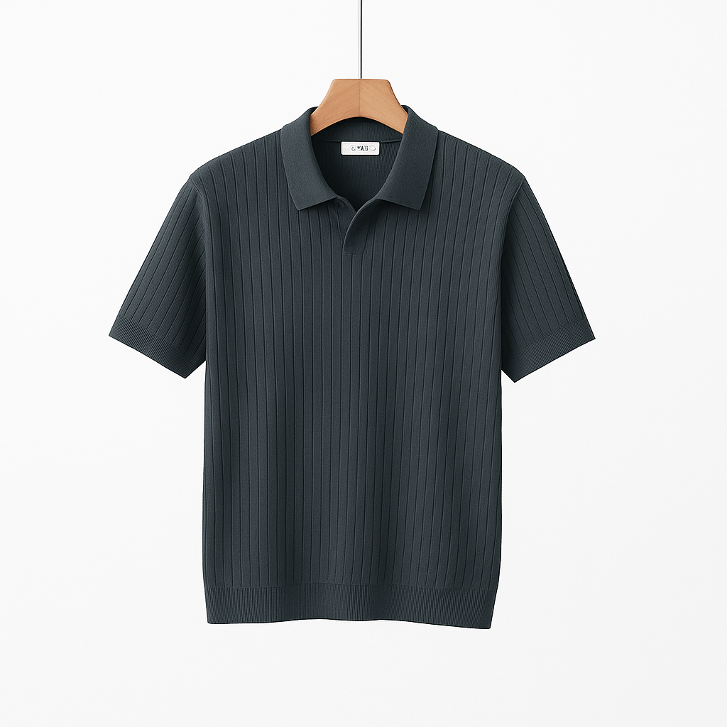 Lucas Strick Poloshirt Herren Kurzarm
