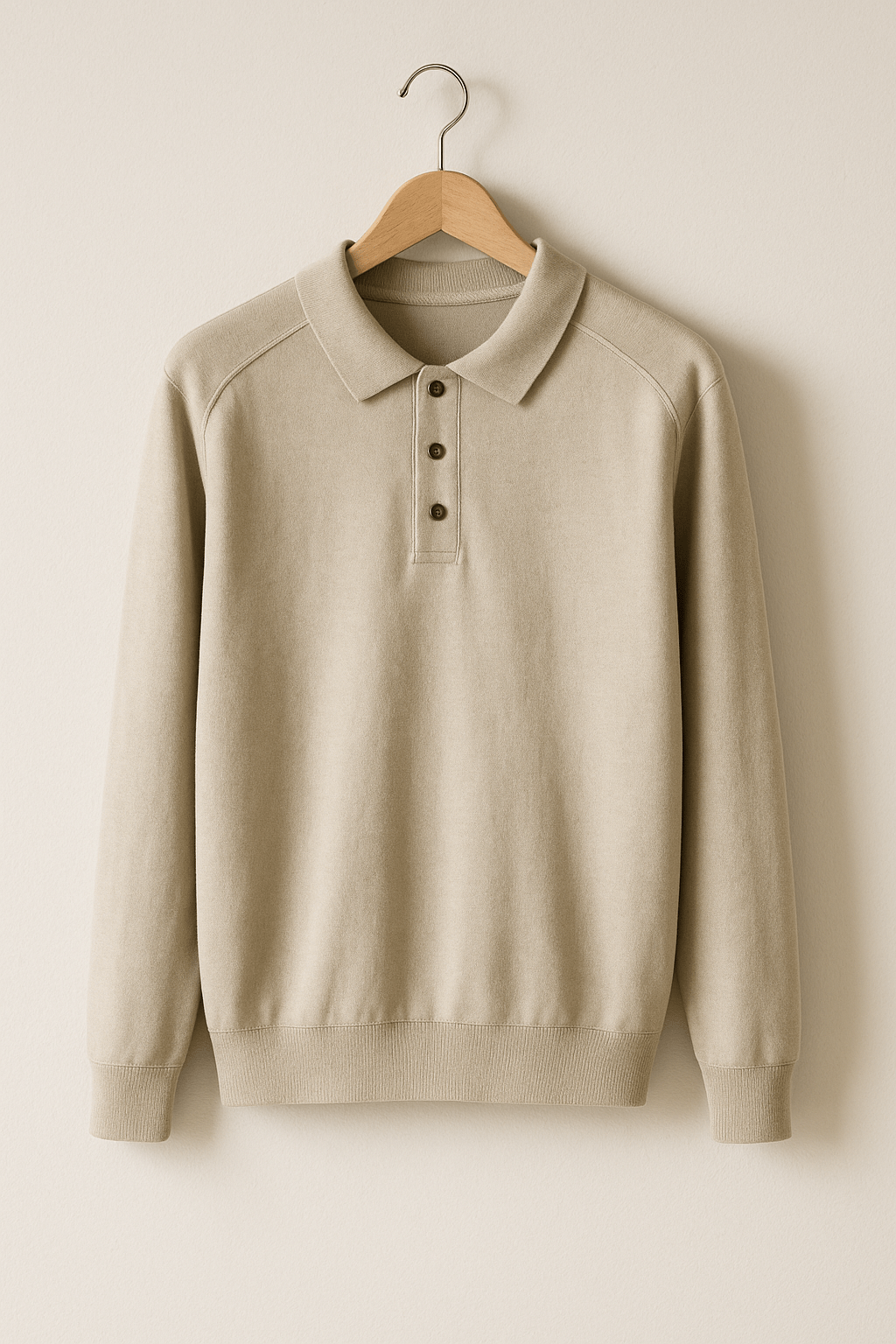 Luke Strick Poloshirt Langarm