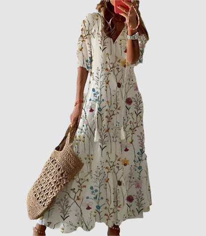 Essenz Dianna Boho Tummy Coverage Maxi Dress