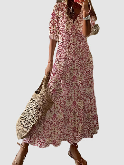 Essenz Dianna Boho Tummy Coverage Maxi Dress