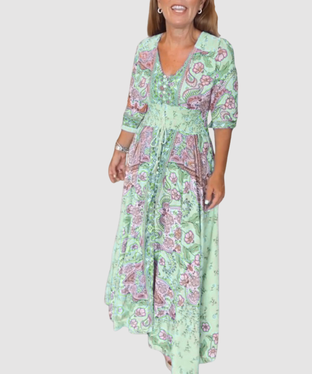 Essenz Sophie Relaxed Vacation Maxi Dress