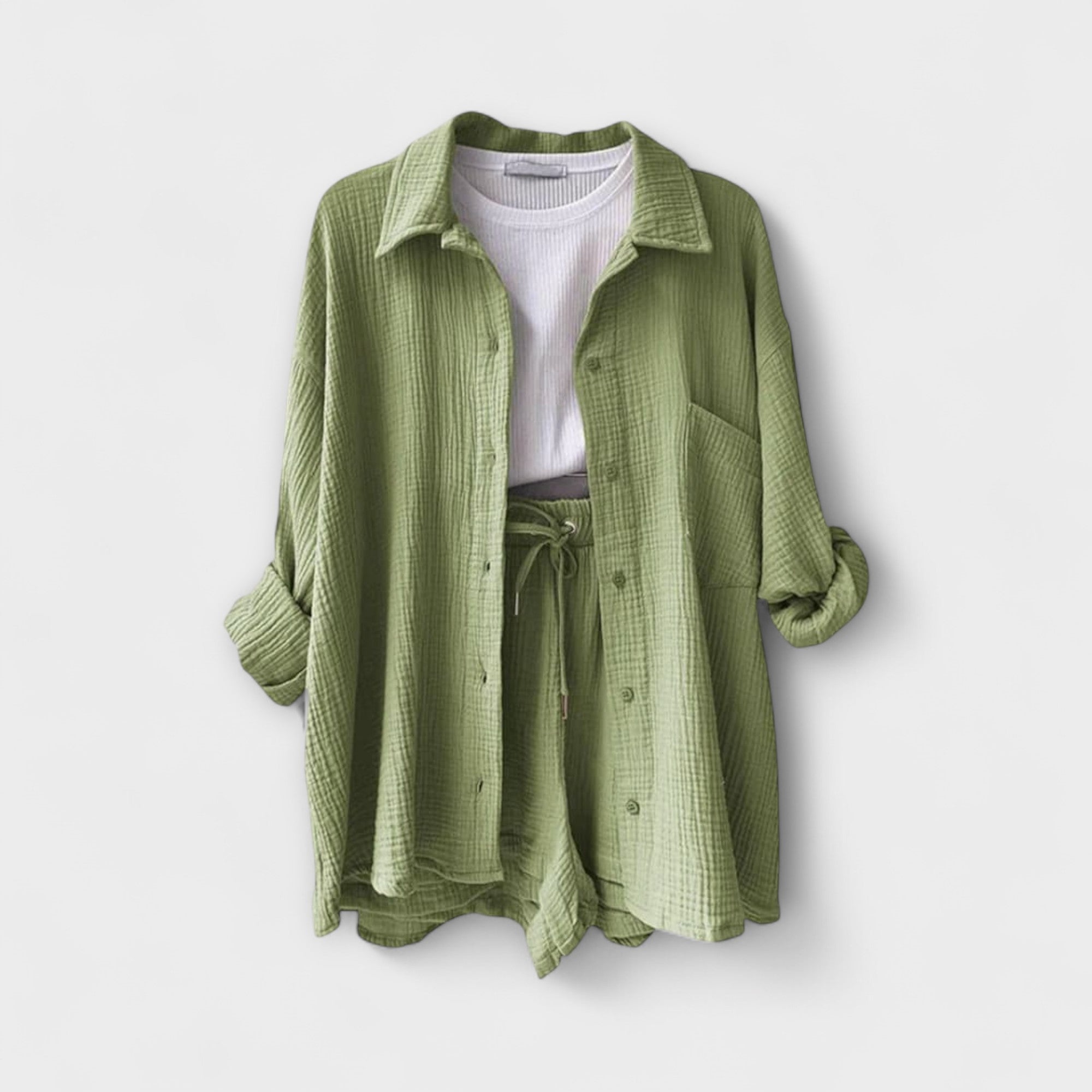 Victoria – Wygodny, dwuczęściowy komplet na ciepłe dni