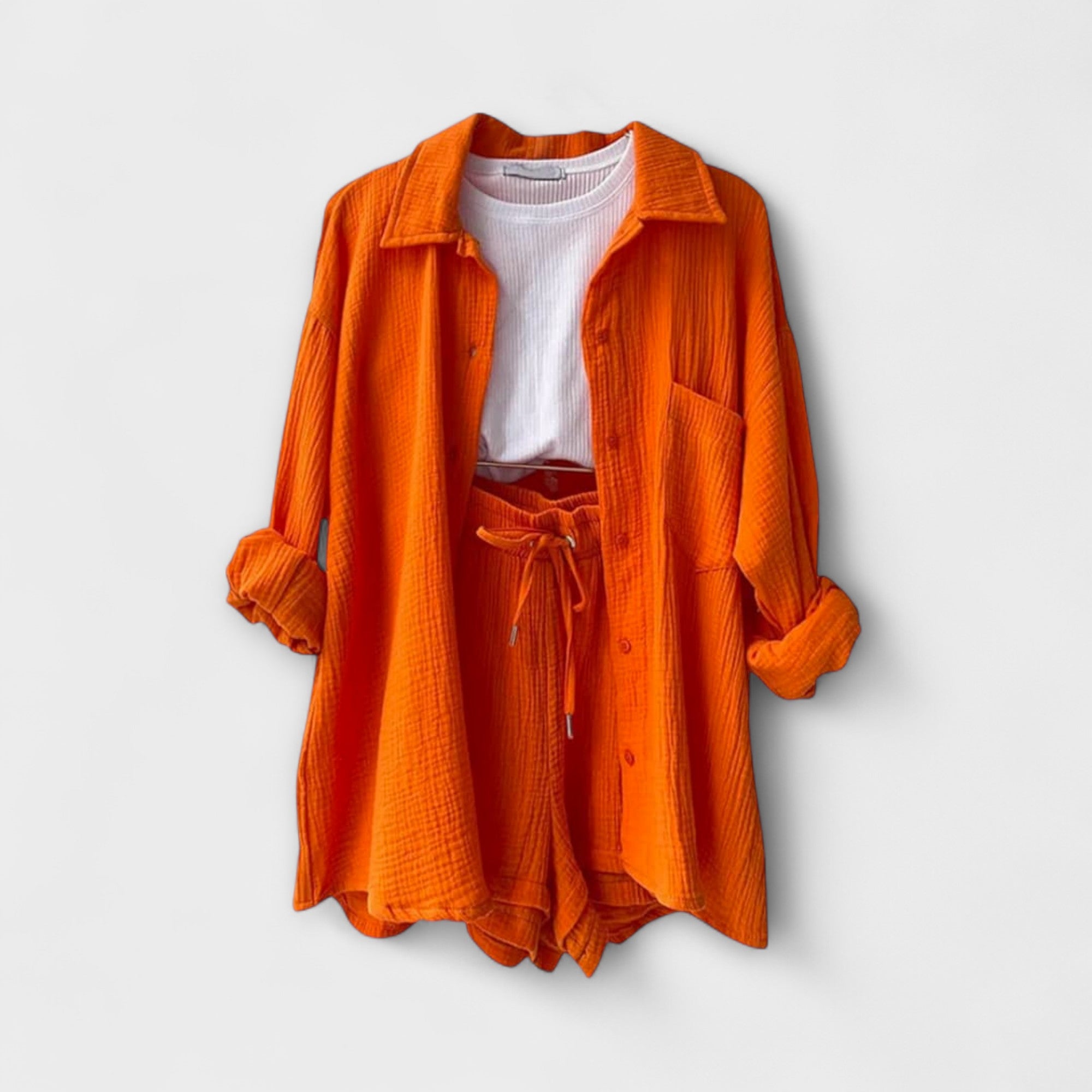 Victoria – Wygodny, dwuczęściowy komplet na ciepłe dni