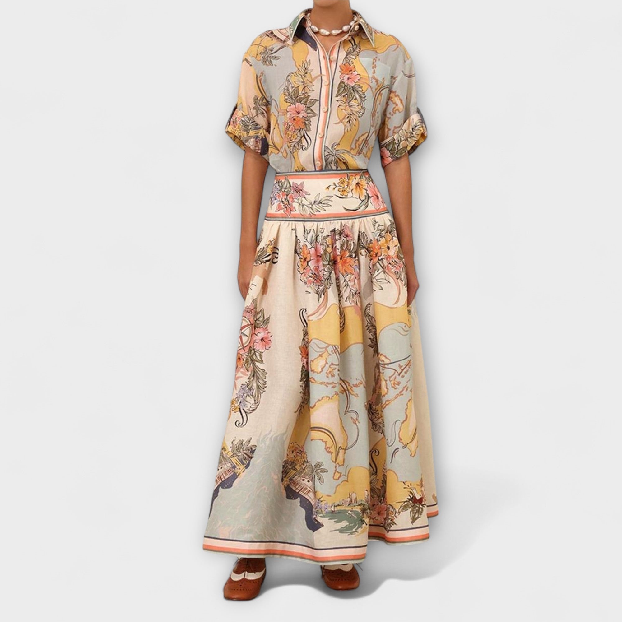 Melina – Eleganter Midirock für Damen