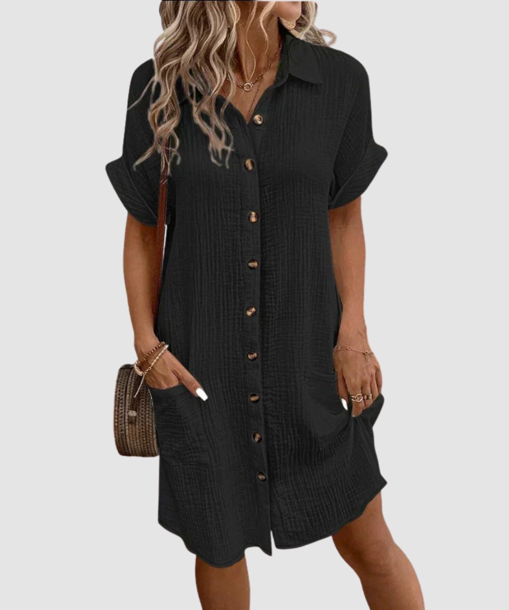 Essenz Celest Elegant Polo Dress