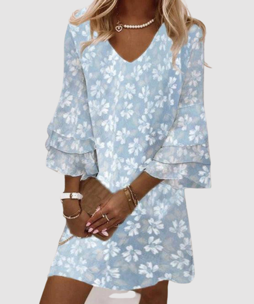 Essenz Elisa Vibrant A-Line Mini Dress