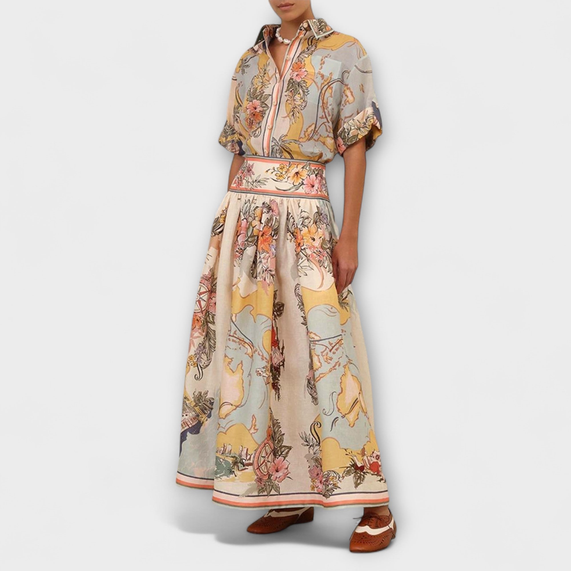 Melina – Eleganter Midirock für Damen