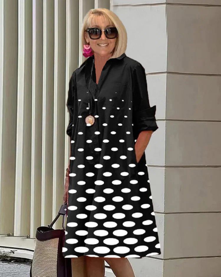 Aisling – Zwiewna sukienka boho midi w print