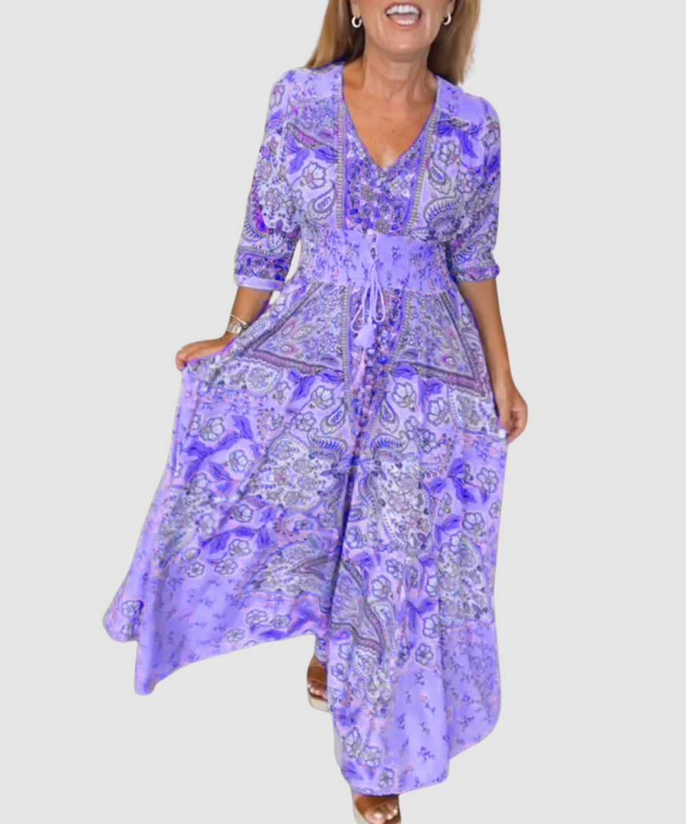 Essenz Sophie Relaxed Vacation Maxi Dress