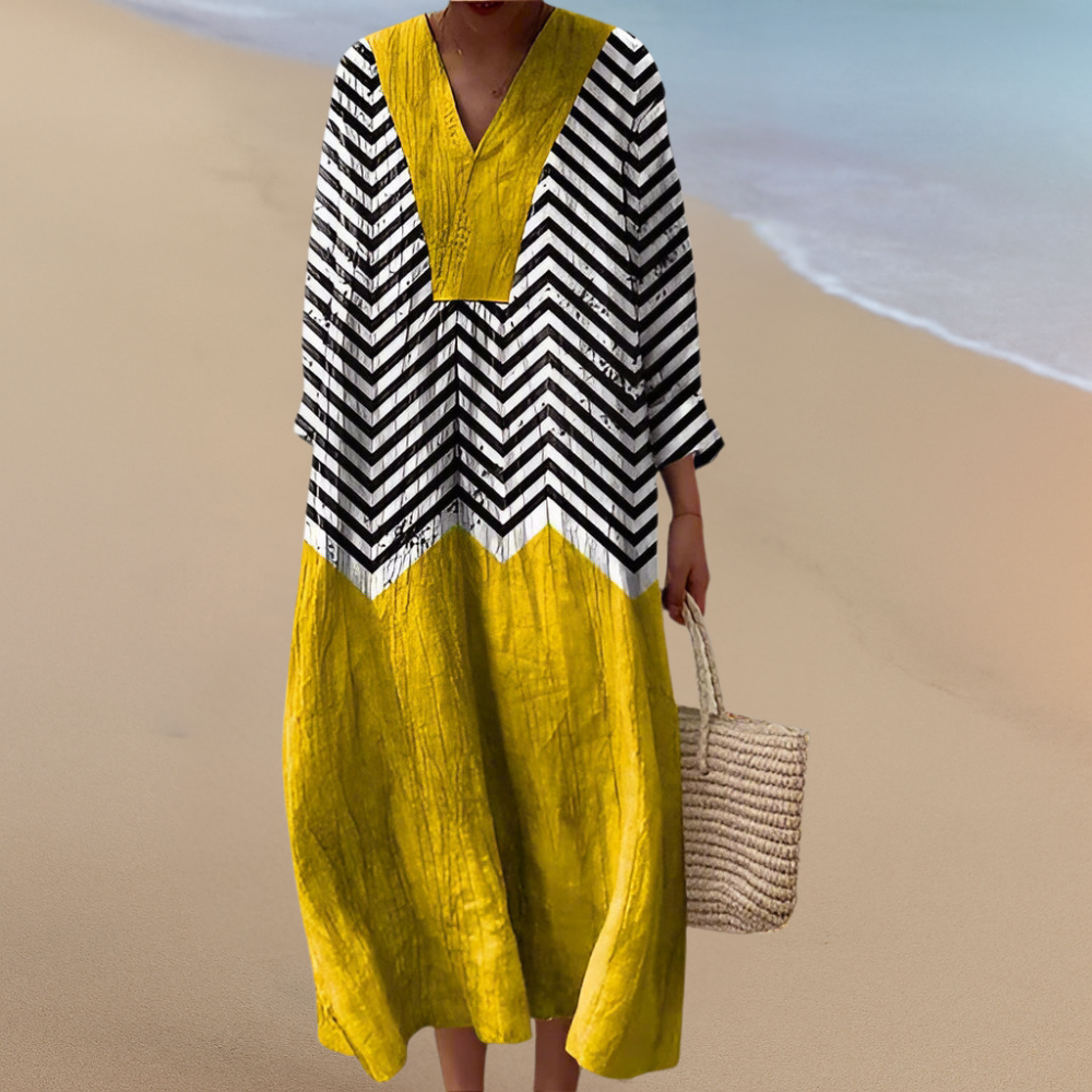 Boho Maxikleid – Mutige Muster, Unkomplizierter Komfort