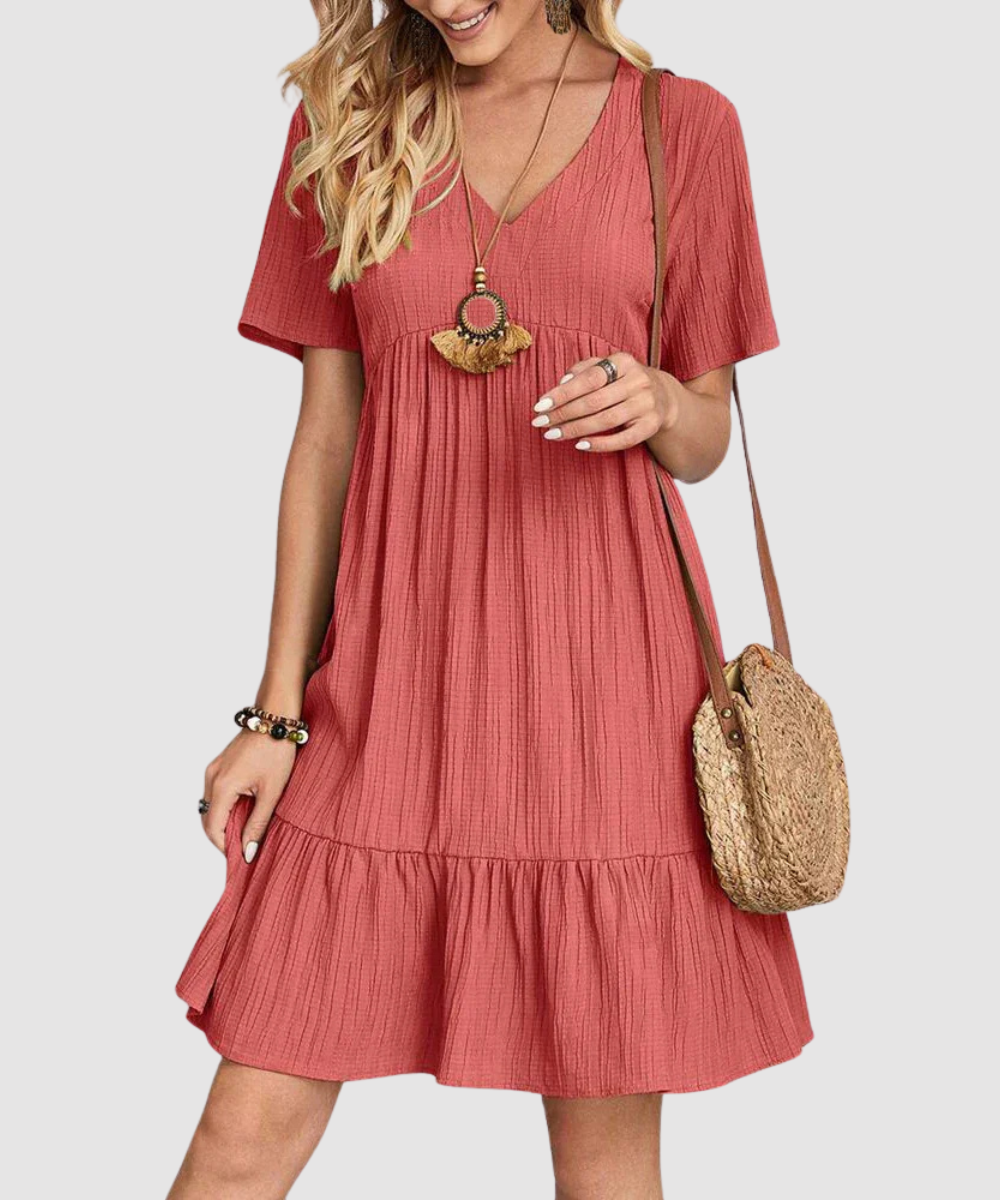 Essenz Tessa Casual Summer Mini Dress