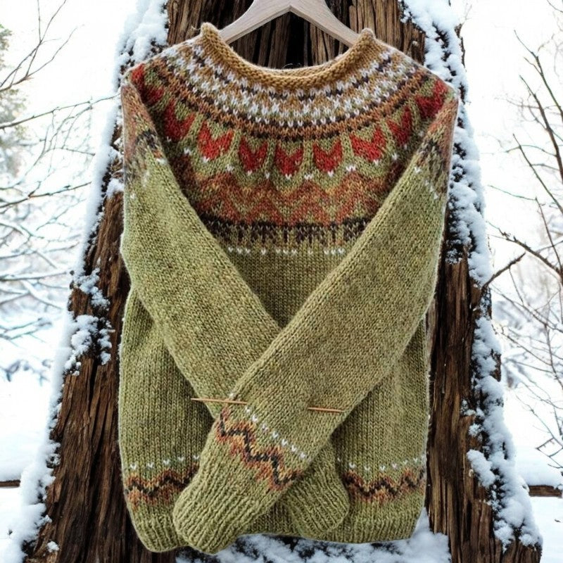 Zoe™ - Vintage Strickpullover