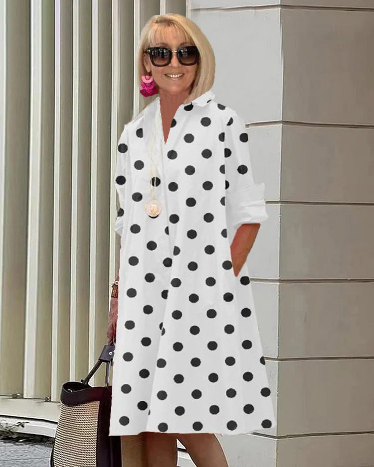 Aisling – Zwiewna sukienka boho midi w print