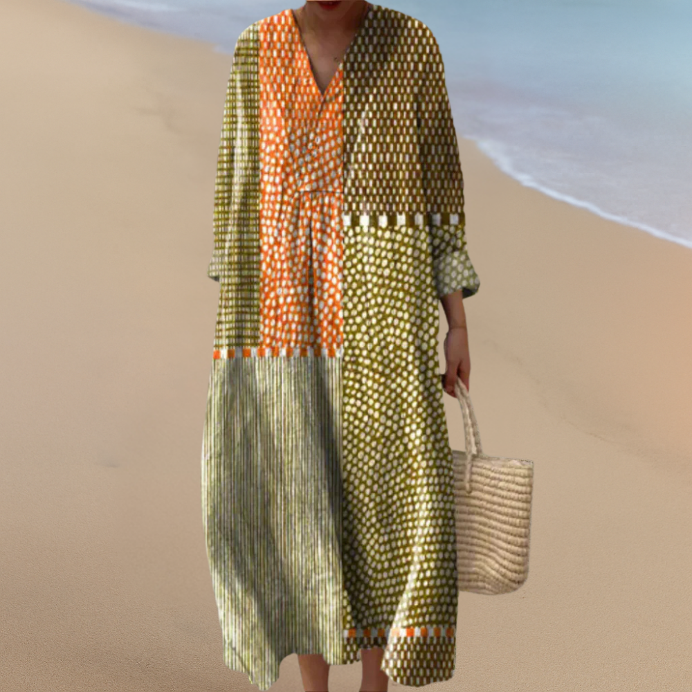 Boho Maxikleid – Mutige Muster, Unkomplizierter Komfort