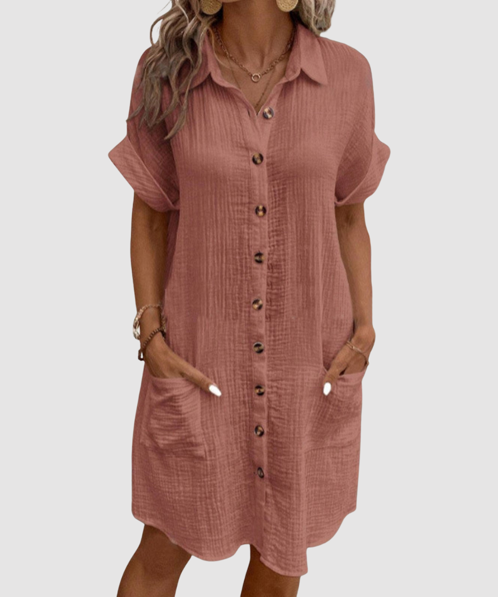 Essenz Celest Elegant Polo Dress