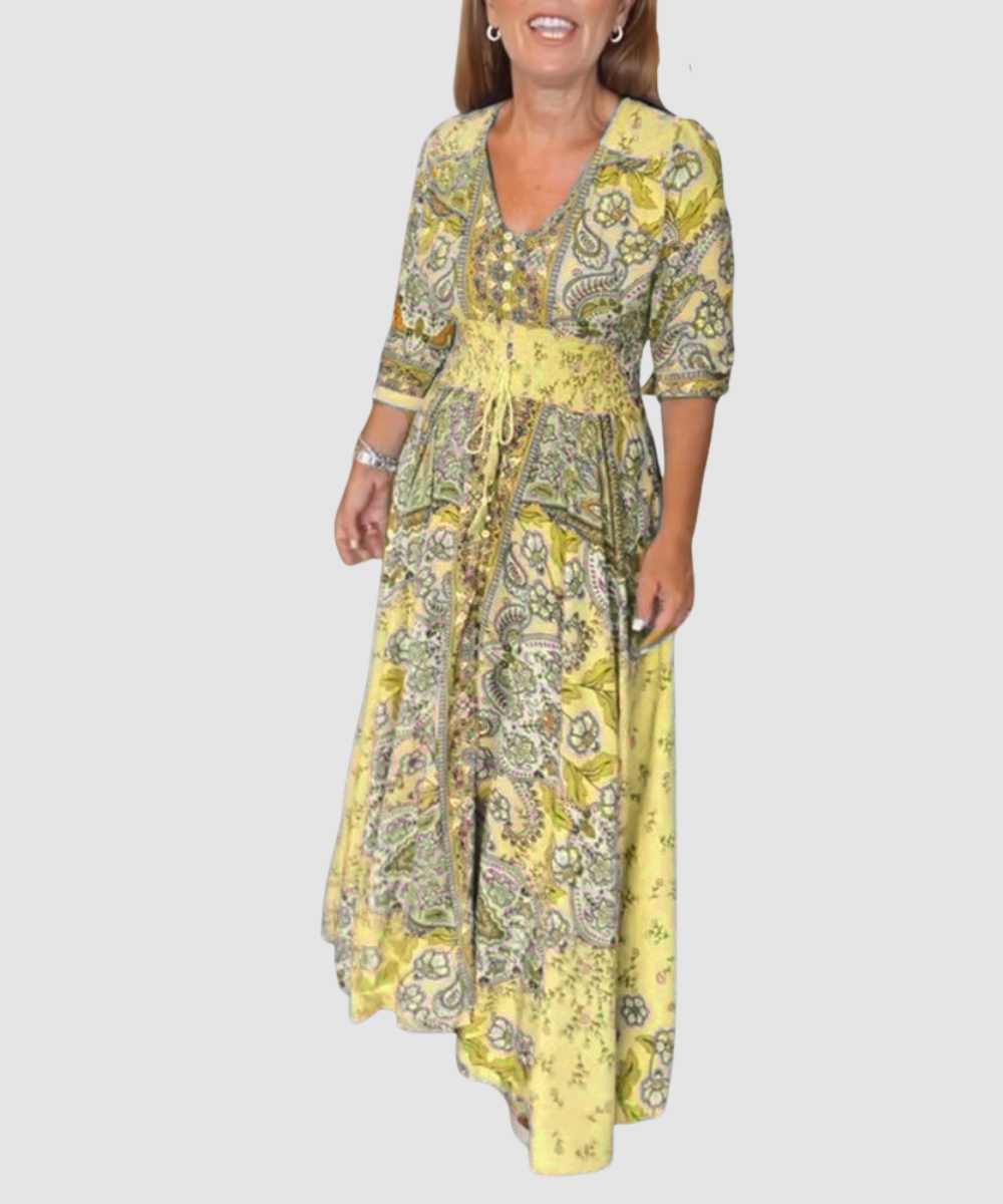 Essenz Sophie Relaxed Vacation Maxi Dress