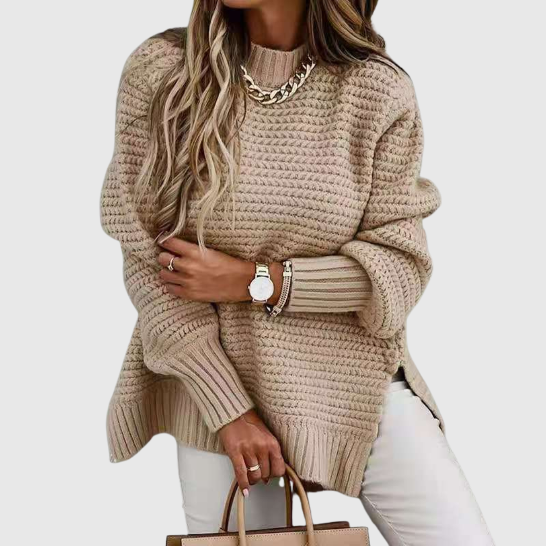 Elżbieta — Miękki Sweter z Golfem