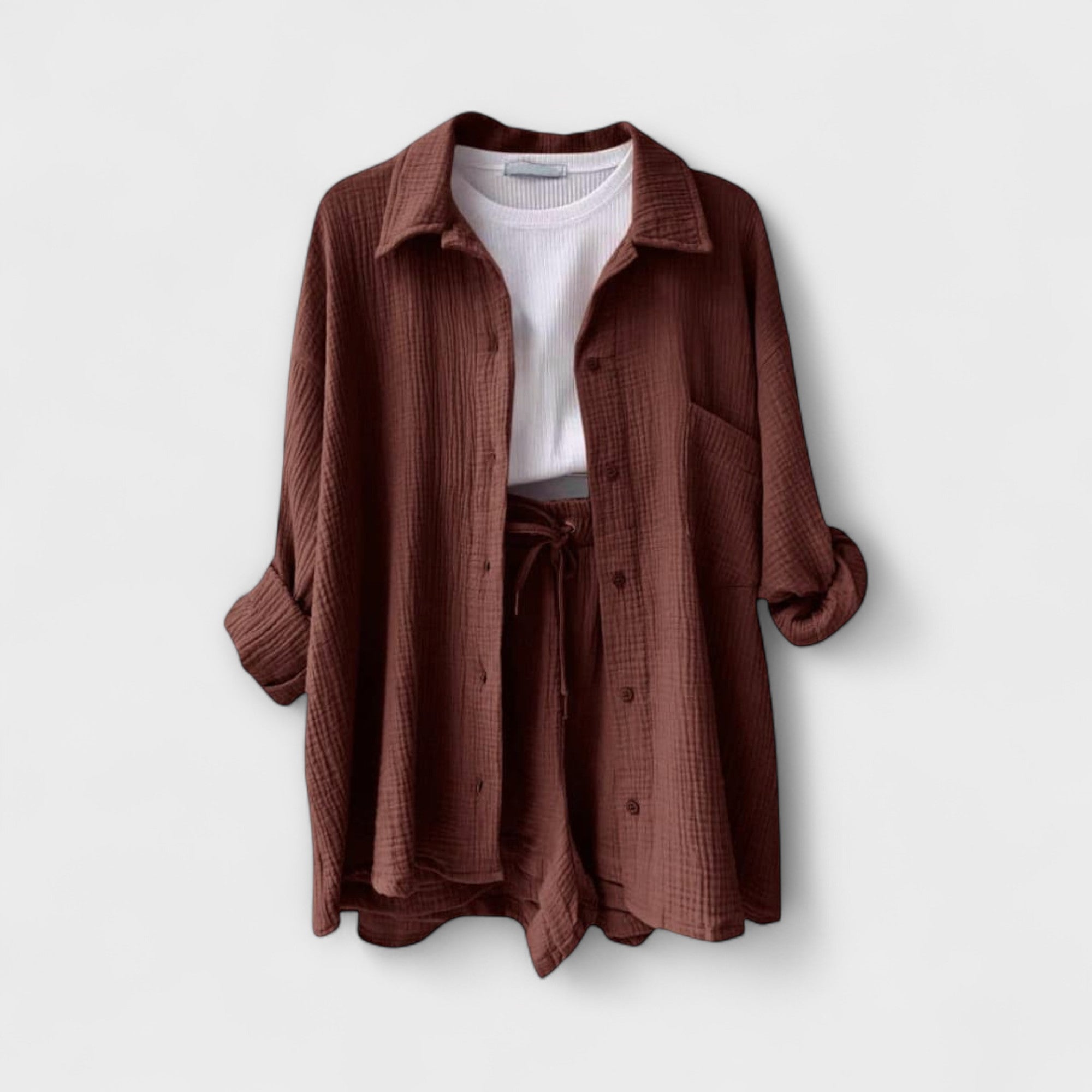 Victoria – Wygodny, dwuczęściowy komplet na ciepłe dni